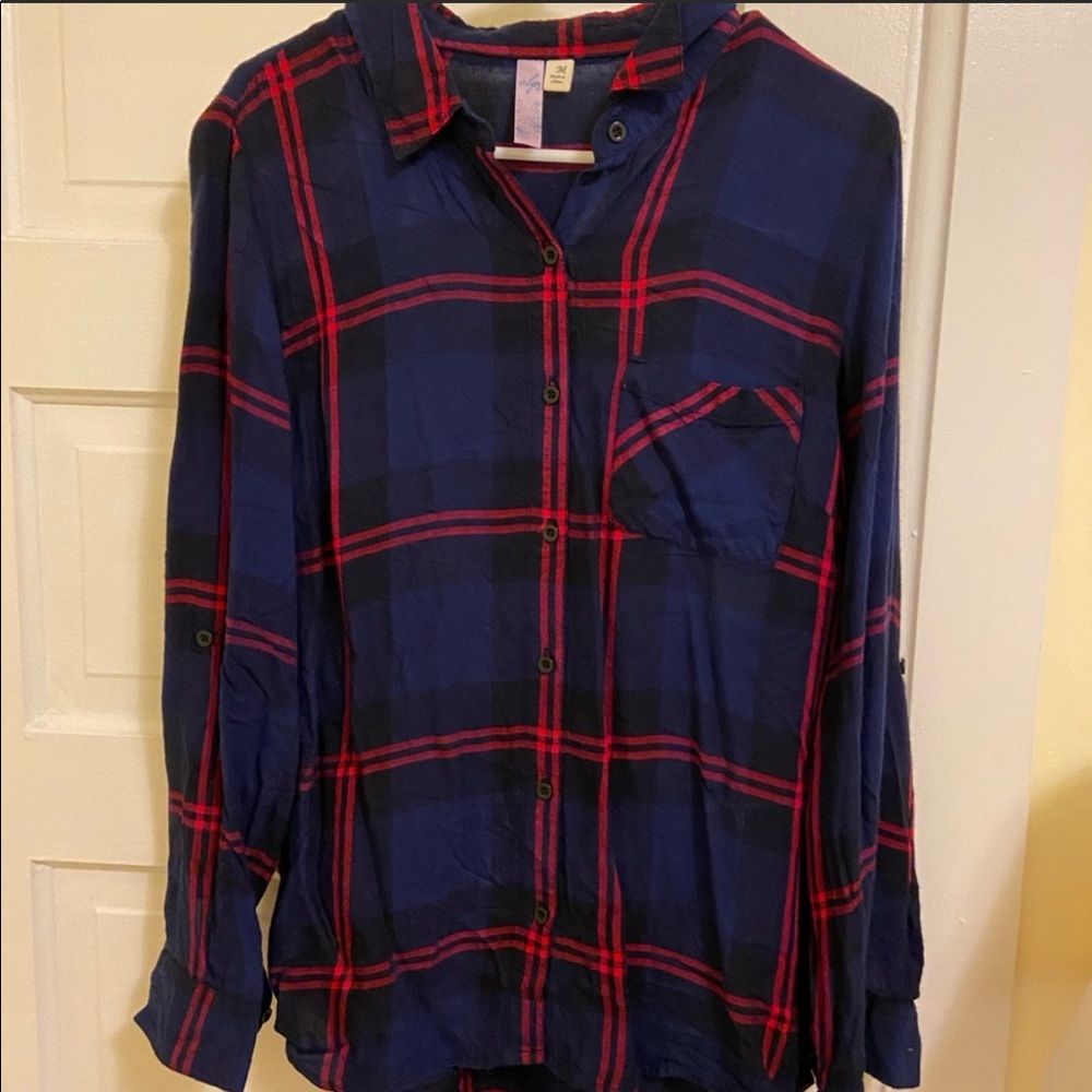 Alya Long Sleeve Flannel Shirt